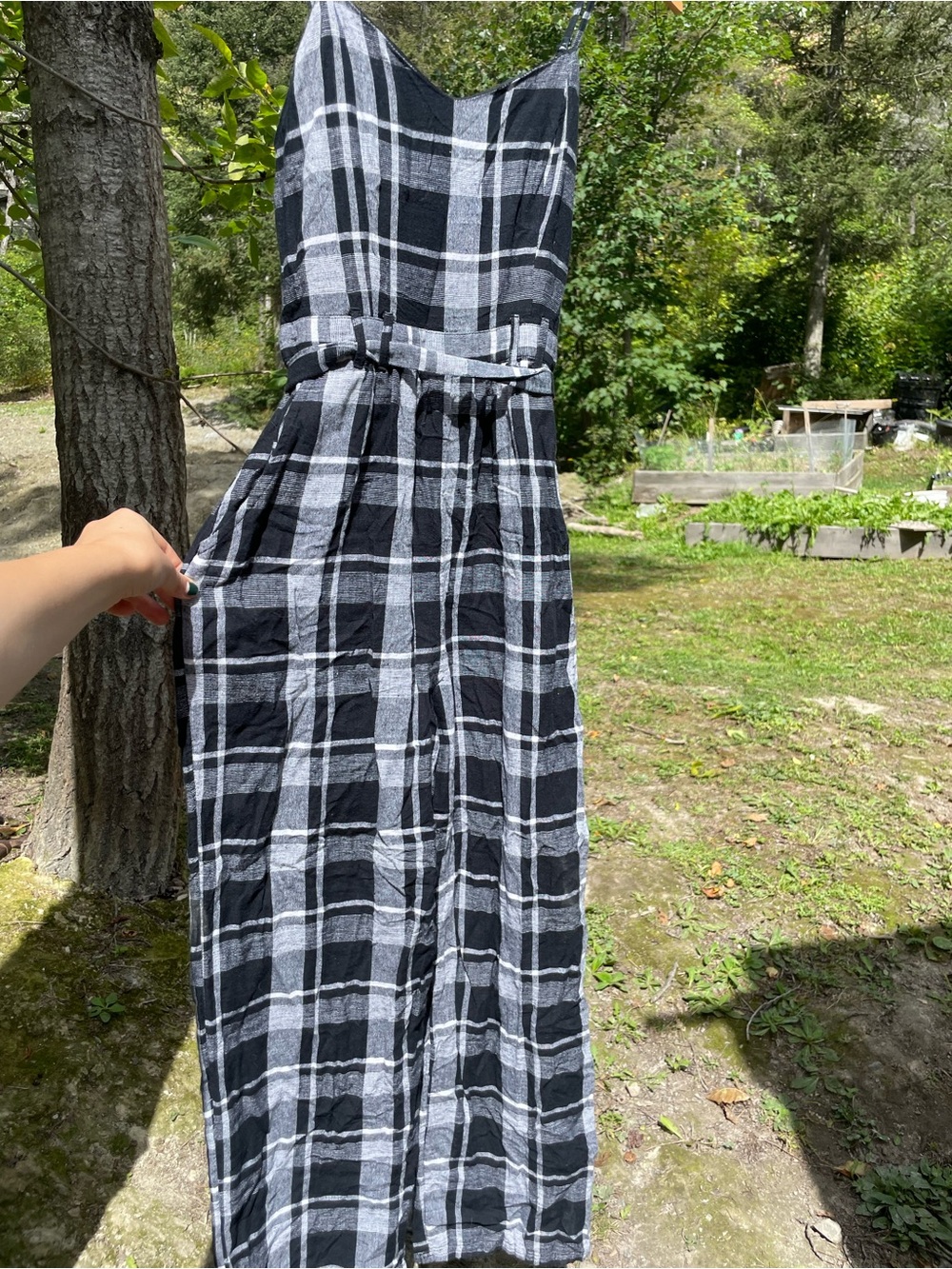 American Eagle Plaid Jumper
